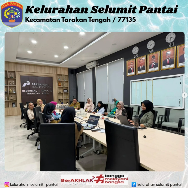Kasi Pemberdayaan Masyarakat Kelurahan Selumit Pantai Menghadiri Musyawarah Rencana Kerja (Musrenja) Program Kerja Beras Kuning ( Bersama Masyarakat Kurangi Risiko Stunting )